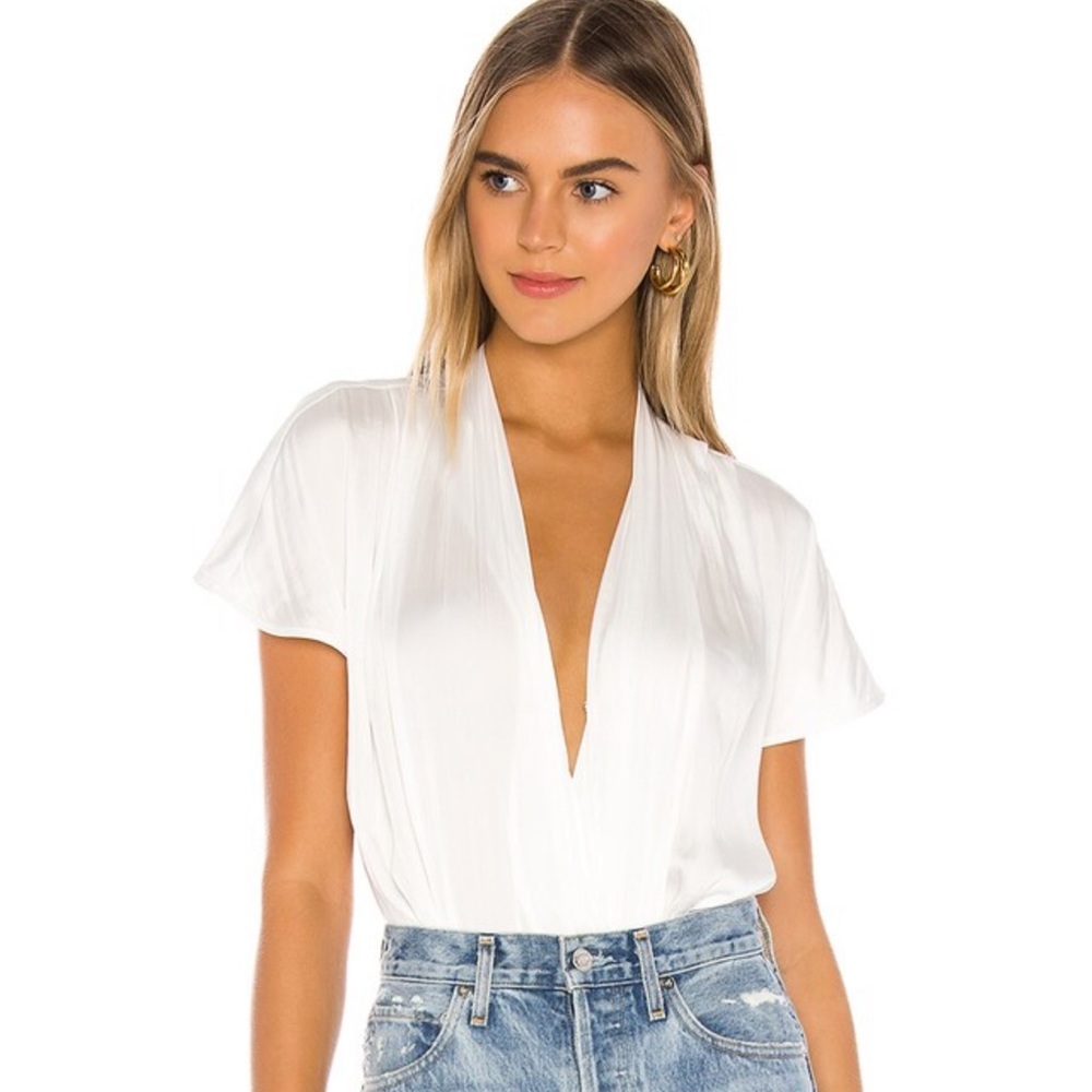 White PAIGE bodysuit